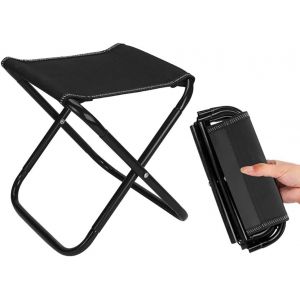 Tabouret Pliant De Camping, Tabouret Pliant D'extérieur, Petit Tabouret Pliant Portable Pour Camping, Pêche, Pique-Nique, Voyage Et Randonnée - Neuf