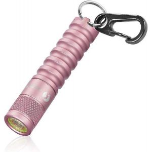 Lampe Torche Porte-Cl&eacute;s Lumintop Edc01 - 120 Lumens, &Eacute;tanche, Compacte, Durable, Rose, Pile Aaa, 3 Modes, Id&eacute;ale Pour Un Usage Quotidien - Neuf