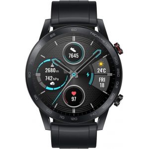 Magicwatch 2, Montre Connectée Avec Écran Tactile Amoled 1,39"", Autonomie De 14 Jours, Gps, Montre Fitness Avec Mesure Du Rythme Cardiaque, Sommeil Et De Spo2, 5atm Imperméable, Noir - Neuf