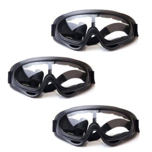 Lot De 3 Lunettes De Sécurité Pour Enfants, Lunettes De Jeux D'extérieur Pour Enfants, Pour Pistolet Nerf N-Strike Elite, Protection Des Yeux Et Pour Le Travail En Laboratoire - Neuf