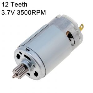 RS 390 Moteur à courant continu 12 dents 37V 3500RPM Haute vitesse Grand couple RS390 Mini moteur pour brosse électrique petits appareils ménagers - Neuf