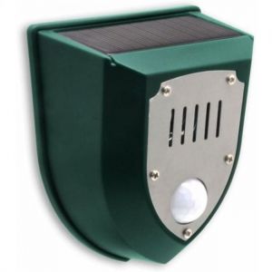 Alarme sonore et lumi&egrave;re solaire avec d&eacute;tecteur de mouvement 110 d&eacute;cibels Sir&egrave;ne dalarme 6 LED Flash Avertissement stroboscopique Syst&egrave;me s&eacute;curit&eacute; pour ferme Villa Vert - Neuf
