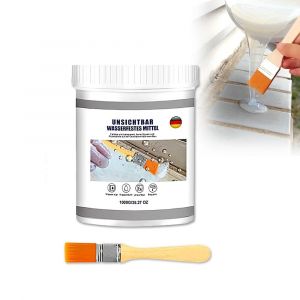 Checarzhn--No1-Revêtement Imperméable Transparent, Agent Imperméable Invisible, Mastic D'étanchéité Imperméable, Pour Toilettes, Salle De Bain, Carrelage, Murs, Toit (1000 G) - Neuf