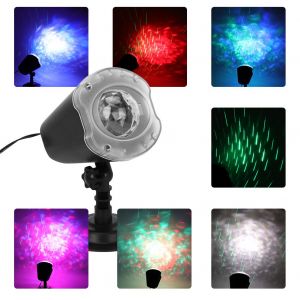 Hjlian Projecteur Led Pluie De Meteores Pour Noel, Halloween, Jardin Exterieur, 100-240 V (Prise Ue) - Neuf