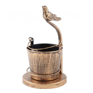 Cendrier vintage en fer fait a la main pour bar, cafe, photographie, ornement (oiseau) - Neuf