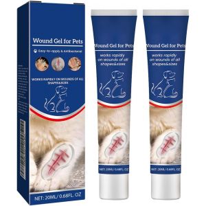 Yemaesre-Pansement Liquide Pour Plaies Chien,Gel De Soin Des Plaies Pour Chiens Et Chats,Gel De Guérison Imperméable,Gel Apaisant Pour Les Plaies Pour Chats Et Chiens,Gel Soin Des Plaies Pour Animaux - Neuf