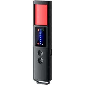 6 in 1 Micro Spy Detector,Hidden Camera Detector with RF Scanner,GPS Detector,Infrared Camera,Magnetic Detection,Torch and Vibrating Alarm for Hotel,Home,Office - Neuf