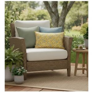 Housse De Coussin Exterieur 40 X 60 Cm Deperlant Manon - Neuf