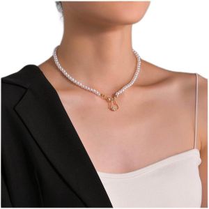 Kal-Collier Bohemien Perle Coeur Collier Pendentif Coeur Creux En Or Collier Ras Du Cou Perle Collier Collier Coeur En Cristal Bijoux Pour Femmes Et Filles Cadeaux - Neuf
