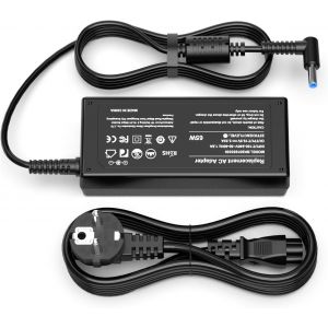 65W 45W Chargeur HP Ordinateur Portable PC Elitebook 840 850 G8 Pavilion X360 11 13 14 15 17 Envy Probook 430 450 250 G3 G4 G5 G6 G7 Stream 741727-001 710412-001 Adaptateur Alimentation 19.5V 3.33A - Neuf
