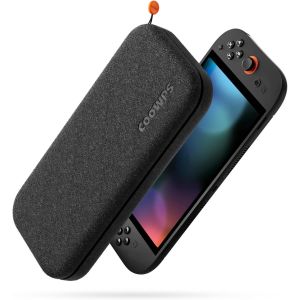 Hljhj-Étui Slim Switch 2 Pour Nintendo Switch 2 (2025), Feutre Inodore Avec Coque Rigide Protège Joysticks, Doublure Douce, Fentes Pour Cartes De Jeu Switch, Pour Voyage Et Maison, Noir - Neuf