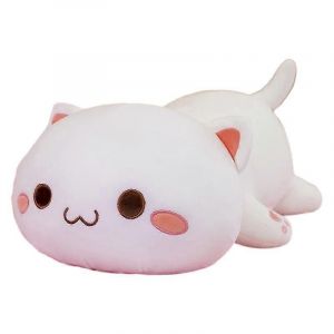 Oreiller De Couchage En Peluche Super Doux En Forme De Chat Pêche Pour L'anniversaire Des Filles-Un - Neuf