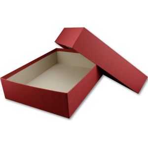 1x Boîte De Rangement Et De Cadeau De Qualité Supérieure Format A4 Gris/Bleu 302 X 213 X 70 Mm - Neuf