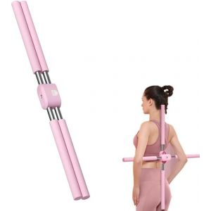 Yoga Pole For Posture Correction,Bodybuilding Yoga Pilates Stick For Full Body Workout At Home,Gym,Stretching - Neuf