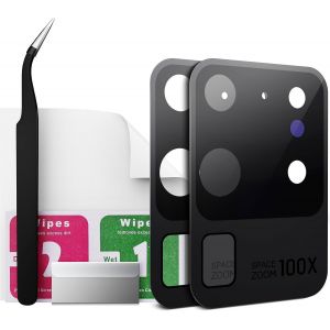 KALANKA-2 Packs Lentille Caméra pour Samsung Galaxy S20 Ultra G988 Original Vitre Appareil Photo Objectif Arrière avec Kit de Réparation - Neuf