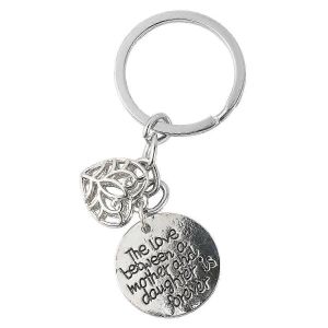Coeur Pendentif En Acier Inoxydable Trousseau Pour La Maman Et Sa Fille - Neuf