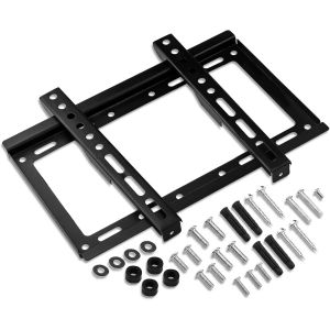 CHECARZHN--NO1-47¿ Support Mural Pour Télév ur, Pour Télév urs À Écran Plat Led/Lcd/Oled 14-47¿, Support Mural Pour Télév ur Incurvé Plat, Avec Distance Minimale Au Mur Vesa 200X200 Mm Jusqu'À 25 Kg - Neuf