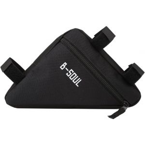 Sacoche De Selle Vélo Oxford Plein Air Quick Release Sport Sac De Rangement Vélo Top Tube Triangle Outil Sac Pour Vélo De Montagne Vélo(Noir) - Neuf