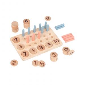 Jeu De Puzzles Num&eacute;riques En Bois Pour L'apprentissage Des Math&eacute;matiques, Pour Enfants De 3 Ans Et Plus - Neuf