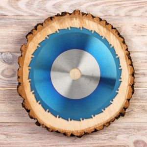 Disque de scie circulaire en carbure bleu 85 x 10 mm/85 x 15 mm pour bois et metal, 80 dents (#2) - Neuf