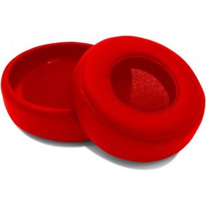KAL-Remplacement Coussinets D'Oreille Pour Monster Beats By Dr. Dre Pro Detox Casque -Memory Foam Et Protein Pu Coussinets Casque De Rechange U2013 Rouge - Neuf