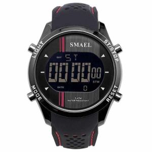 Montre-Bracelet Militaire Num&eacute;rique Pour Homme Avec Bracelet En Silicone - Neuf