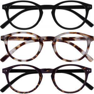 Zen Pack 3 Lunettes De Lecture Noir Lumière Sombre Brun Petit Hommes Femmes Rrr24-11t2 +2,00 - Neuf
