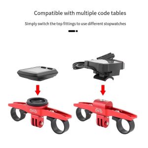 Adaptateur De Montage Pour Ordinateur De Velo Pour Guidon Tt, Noir - Neuf