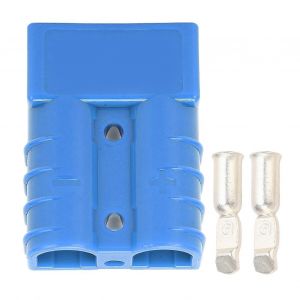 Connecteur d'alimentation 50A 600V SB50A Accessoire de connecteur à sertir avec borne 2pcs pour batterie bleu - Neuf