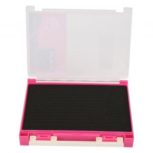 Boite De Rangement Double Face Pour Materiel De Peche, Plateau De Rangement Amovible, Compartiments Pour Leurres, Hamecons, Etui De Rangement Rose - Neuf