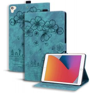 Naeryut-Coque Pour Ipad 9.7"" (2018/2017,6ème/5ème Génération),Ipad Air 1/2 Housse Étui De Protection Avec Support Fonction,Étui À Rabat Avec Porte-Pencil Pour Ipad 9.7"" Vert Clair - Neuf