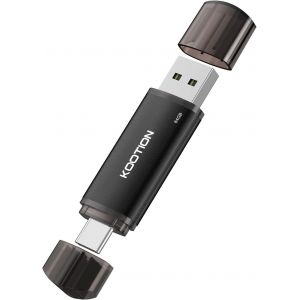 KALANKA-Cl&eacute; USB C 64 Go, USB 2.0, 2 en 1, OTG M&eacute;moire Stick (, Noir) - Neuf