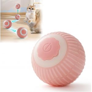 KAL-Jouet Électrique Interactif Pour Chat Et Chien - Avec Lumière Led - 360° - Auto-Occupation - Rechargeable Par Usb - Neuf
