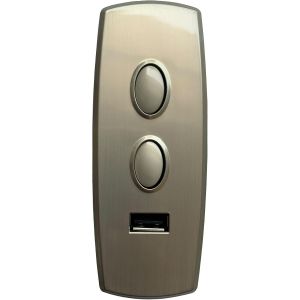 SJZG-Contrôleur D'Inclinaison 2 Boutons 5 Broches Avec Usb Pour Les Pièces De Rechange De Chaise De Massage De Fauteuil Élévateur Électrique Inclinable Télécommande De Commutateur De Main De Diy - Neuf