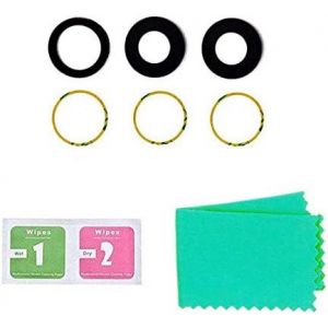 KAL-2 Pi&egrave;ces Cam&eacute;ra Arri&egrave;re De Remplacement Avec Lentille En Verre Compatible Avec Iphone 11 Pro, 11 Pro Max Len Verre Pour Coque Arri&egrave;re &Eacute;cran De Rechange Lentille Objectif Avec Double Face Adh&eacute;sif - Neuf