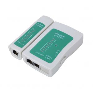 Testeur de cables reseau LAN RJ45 + RJ11 portable VC468 - Neuf