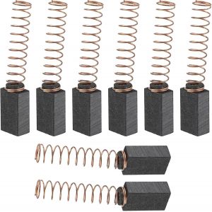 4 Paires de Brosses de Charbon de Ponceuse 14x8x5mm Compatibles avec ETS 150/3 EQ/ETS 150/3 EQ-C ES 150/5 EQ-C/ETS 125 EQ Meuleuse à Percussion Électrique - Neuf