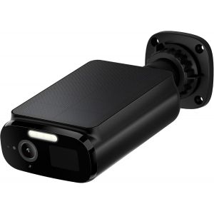 ChenQuanSarl-2,5K 4Mp Camera Surveillance Wifi Extérieure Sans Fil Solaire, Caméra Solaire Batterie 10400Mah, Détection De Forme Humaine Pir, Alarme Lumineuse Et Sonore, Vision Nocturne Couleur, Étan - Neuf