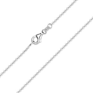 Kal-#K30 Fine Chaîne D'ancre Argent Sterling 925 1 Mm D'épaisseur Collier - Neuf