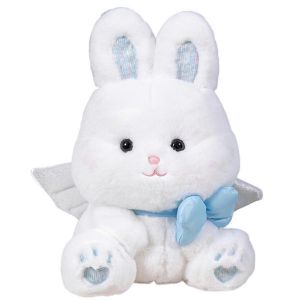 Peluche Lapin, Coussin Doux En Peluche, Couleur Bleue, Pour Enfants, Adolescentes Et Filles, Cadeau D'anniversaire - Neuf