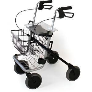 Déambulateur Pliable À 4 Roues - Neuf