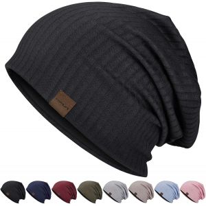 Jexnovashop-Bonnet Souple Style Hip-Hop Doux Et L&eacute;ger Pour La Course &Agrave; Pied, Respirant Et &Eacute;lastique, Chapeau Pour Chimio, Bonnet Pour Homme Et Femme - Neuf