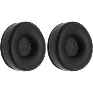 KAL-Paire Coussinets D'Oreille Noir Remplacement En Mousse De Cuir Protéiné Compatible Avec Sennheiser Hd25 Hd25-Ii Hd25Sp Hd25Sp-Ii Écouteurs - Neuf