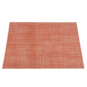 Hjlian Sets De Table Rectangulaires En Pvc Pour Table A Manger, Decoration De Cuisine Et Salle A Manger (Orange) - Neuf