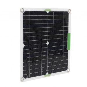 Panneau solaire portable 200W 12V monocristallin à haut taux de conversion pour automobiles Maisons Bateaux Camping - Neuf