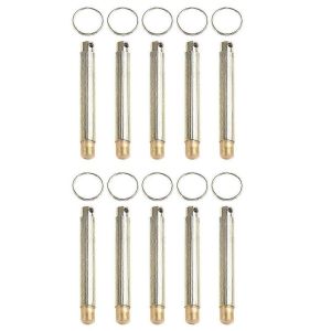 Cuill&egrave;res D'oreille 10pcs Cigarette Pipe Pelle Porte-Cl&eacute;s Pendentif Renifleur Snorter Portable Pour Voyage En Plein Air - Neuf