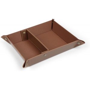 Tianyi-- Vide Poche En Cuir - Bo&icirc;te De Rangement Pratique Pour Portefeuilles, Montres, Cl&eacute;s, Pi&egrave;ces De Monnaie, T&eacute;l&eacute;phones Cellulaires Et &Eacute;quipement De Bureau - Neuf