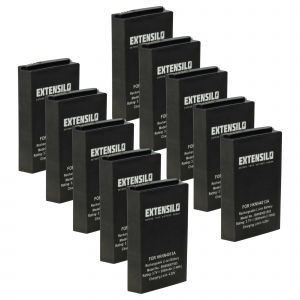 EXTENSILO 10x Batterie compatible avec Motorola Razr VE20 radio talkie-walkie (2000mAh, 3,7V, Li-polym&egrave;re) - Neuf