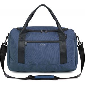 nzqaf-Sac 40x20x25 Ryanair Sac de Voyage Bagage Cabine Avion Sac Cabine Valise Cabine Ecologique Sac Weekend Pliable Sac Cabine pour Valise Bagage pour Homme Set Femmede 20L avec bandoulière(Bleu) - Neuf