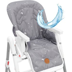 Housse Chaise Haute Bebe - Coussin Assise Pour Bébé Confortable Coussins Et Housses Pour Chaises Enfant Avec Un Revêtement Imperméable Stable - Neuf